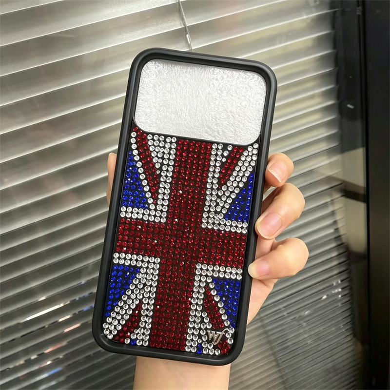 Phone Cases London - غطاء هاتف مزين بأحجار الراين اللامعة