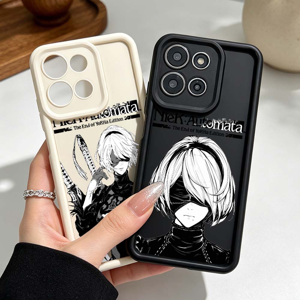 Phone Cases Silicone - غطاء هاتف أنيمي NieR Automata لموتورولا