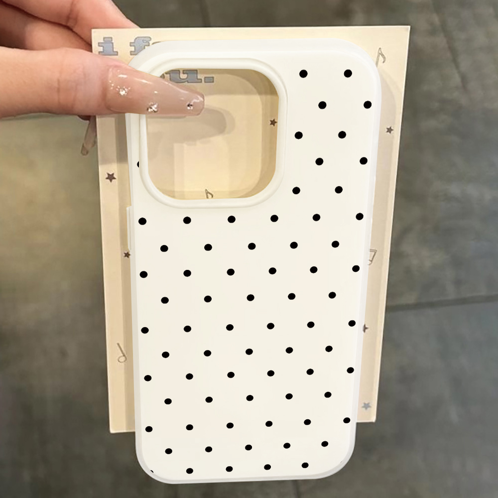 Phone Cases Galaxy S23 - غطاء حماية بسيط بنقشة النقاط المضادة