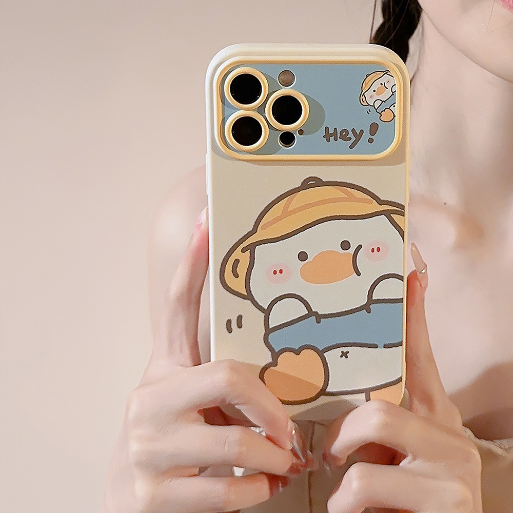 Phone Cases Like Loopy - جراب هاتف بتصميم بطة كرتونية كورية