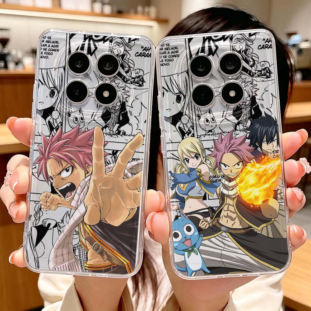 Phone Cases Silicone - غطاء حماية شفاف للهاتف من FAIRY