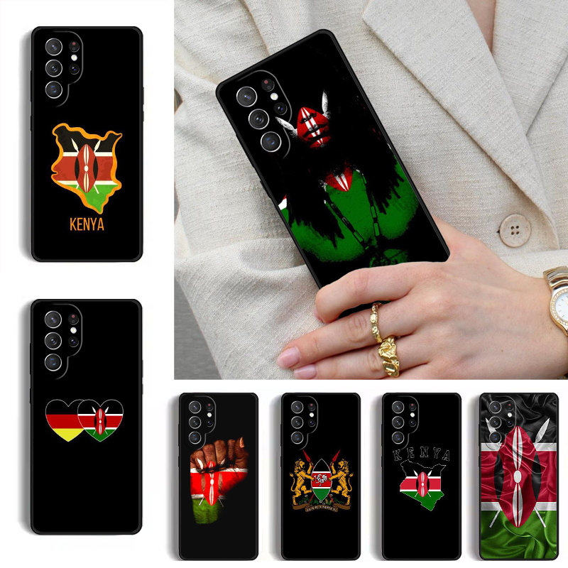 Phone Cases Kenya - غطاء هاتف محمول بتصميم علم كينيا