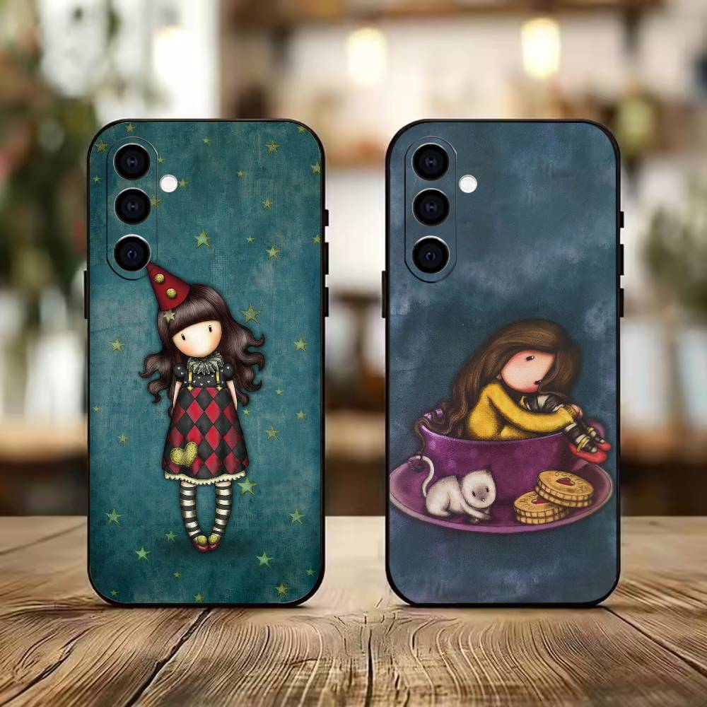 Phone Cases London - غطاء هاتف L-Santoro London K-Gorjuss للفتيات
