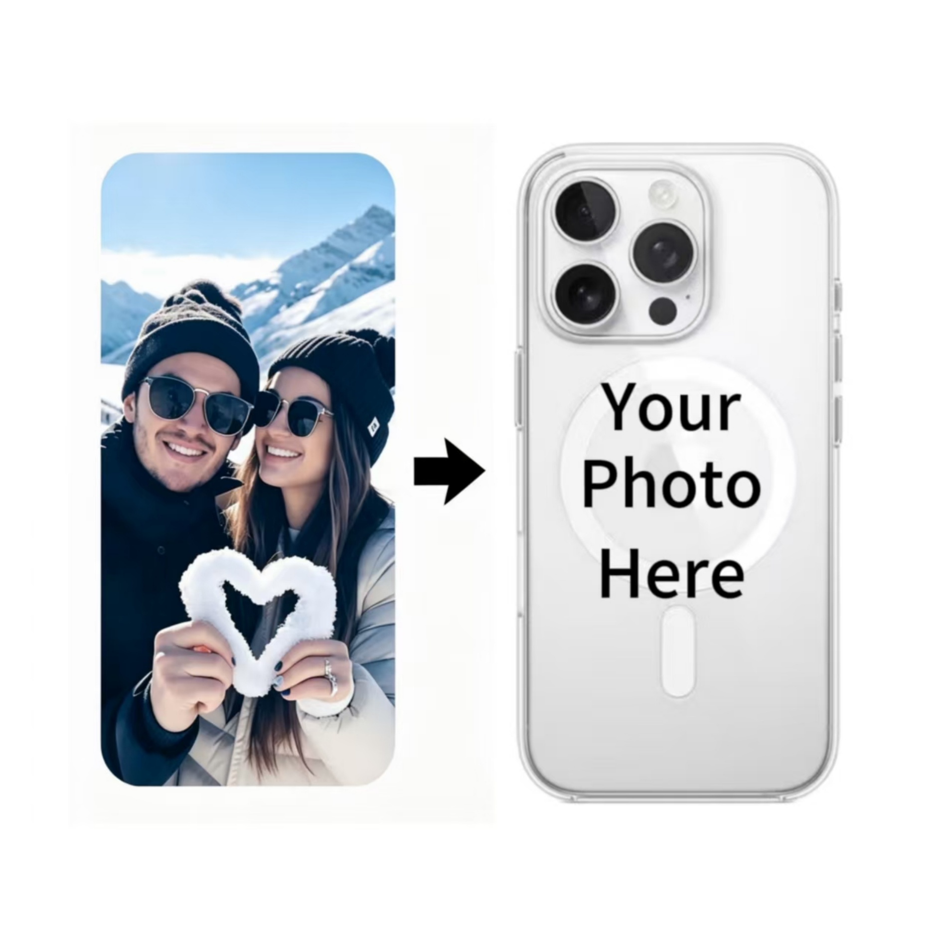 Phone Cases Customized - غطاء مغناطيسي لهواتف آيفون 13 11