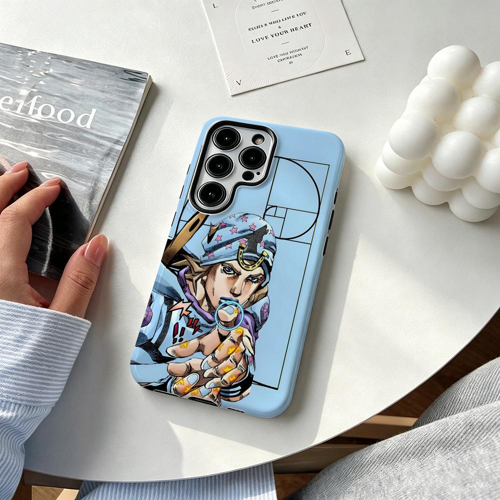 Phone Cases Galaxy S23 - غطاء هاتف أنيمي J-JOJO Steel Ball