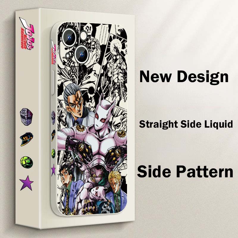 جراب هاتف سائل بتصميم أنمي JOJ - مراجعة Phone Cases For Iphone 16 وسعره