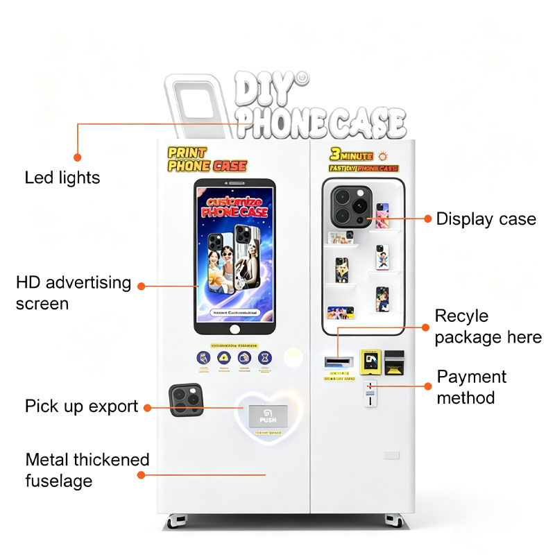 ماكينة بيع أغطية الهواتف المحم - مراجعة Phone Cases Vending Machine وسعره