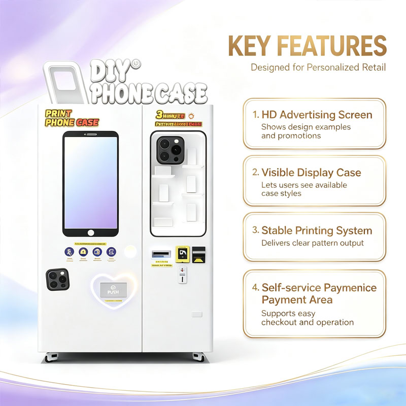 ماكينة بيع أغطية الهواتف المحم - مراجعة Phone Cases Vending Machine وسعره