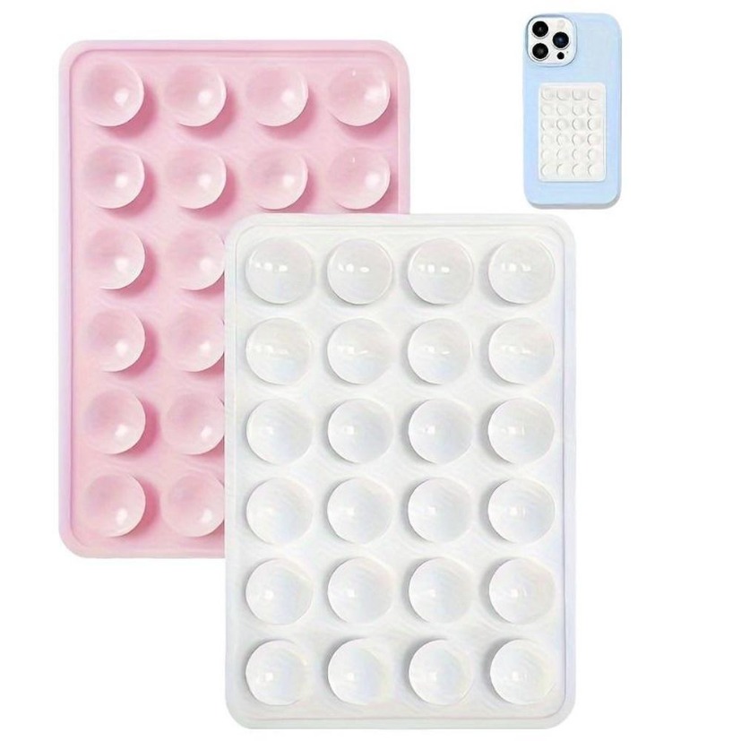 حامل هاتف سيليكون لاصق بقاعدة  - مراجعة Phone Cases Silicone وسعره