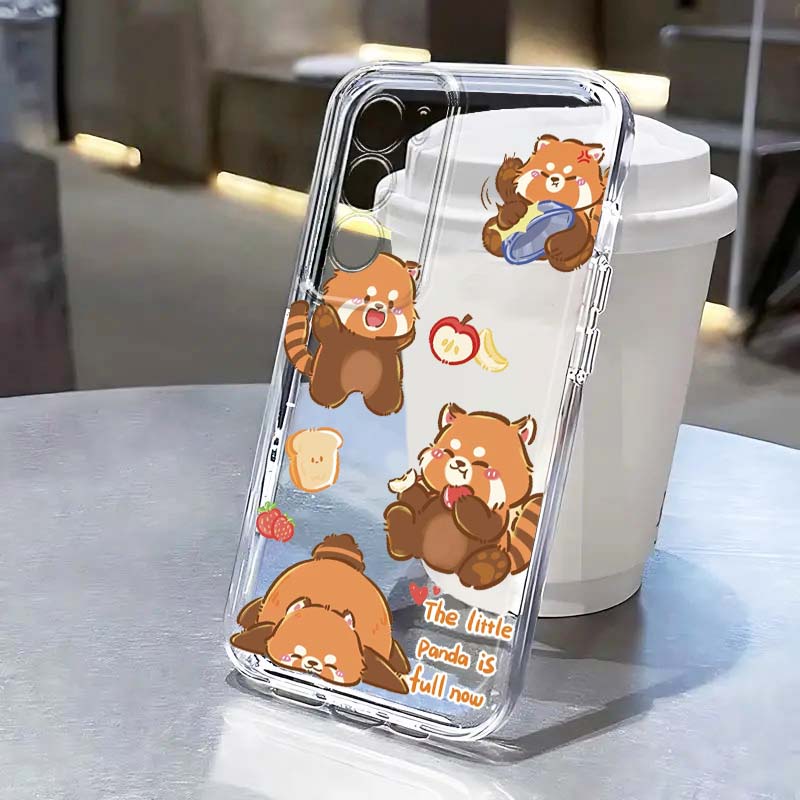 جراب هاتف شفاف بتصميم قطة وكلب - مراجعة Oppo A78 وسعره