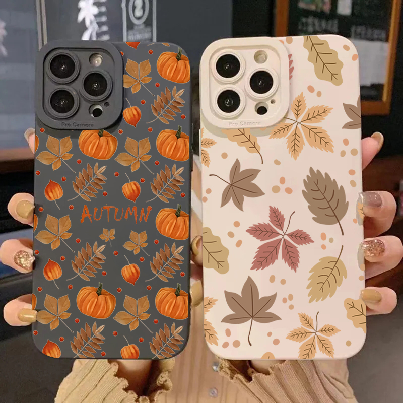 غطاء هاتف بنمط أوراق القيقب ال - مراجعة Phone Cases Galaxy S23 وسعره