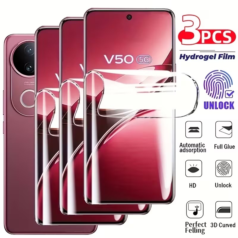 3 قطع من فيلم الهيدروجيل لحماي - مراجعة Vivo X200 وسعره