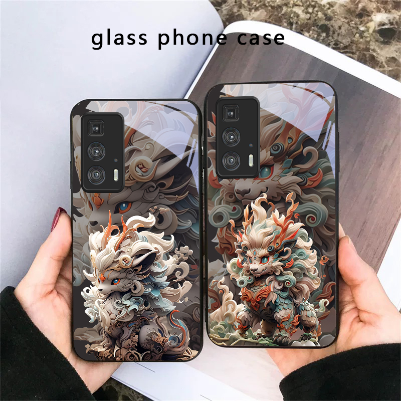 غطاء هاتف زجاجي بتصميم كيرين ذ - مراجعة Phone Cases Moto G وسعره