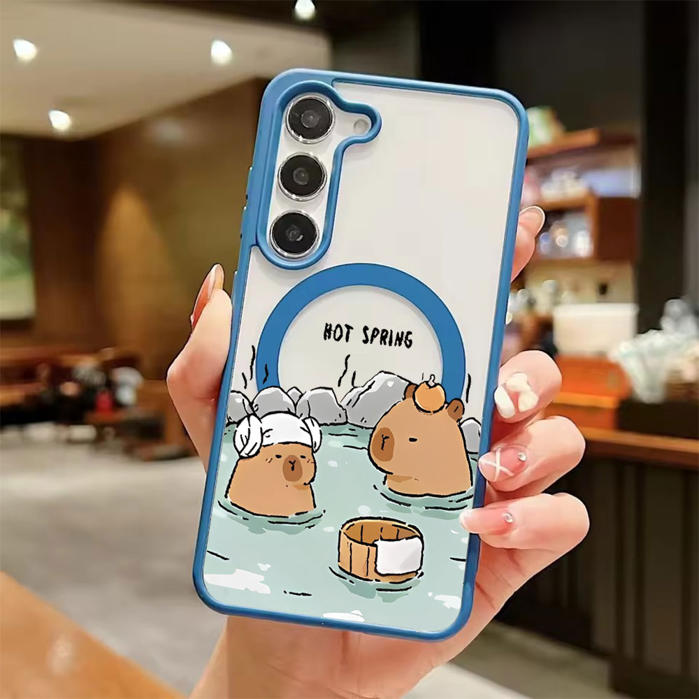 غطاء هاتف مغناطيسي شفاف ملون ل - مراجعة Phone Cases Galaxy S23 وسعره