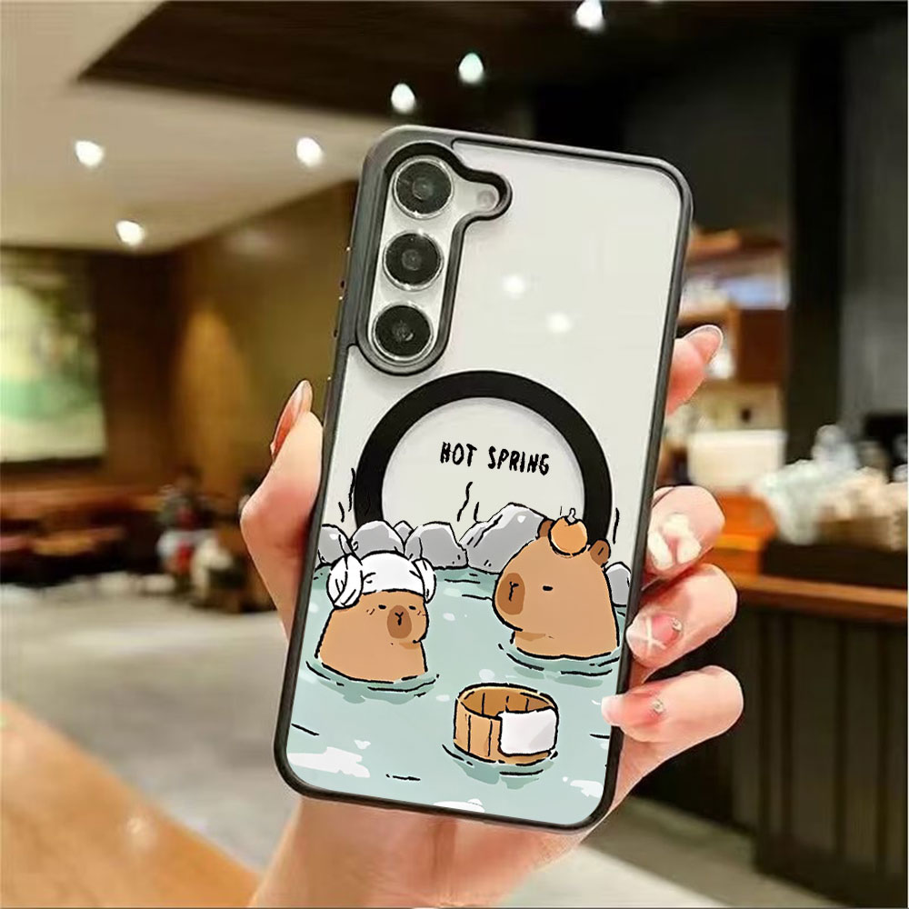 غطاء هاتف مغناطيسي شفاف ملون ل - مراجعة Phone Cases Galaxy S23 وسعره