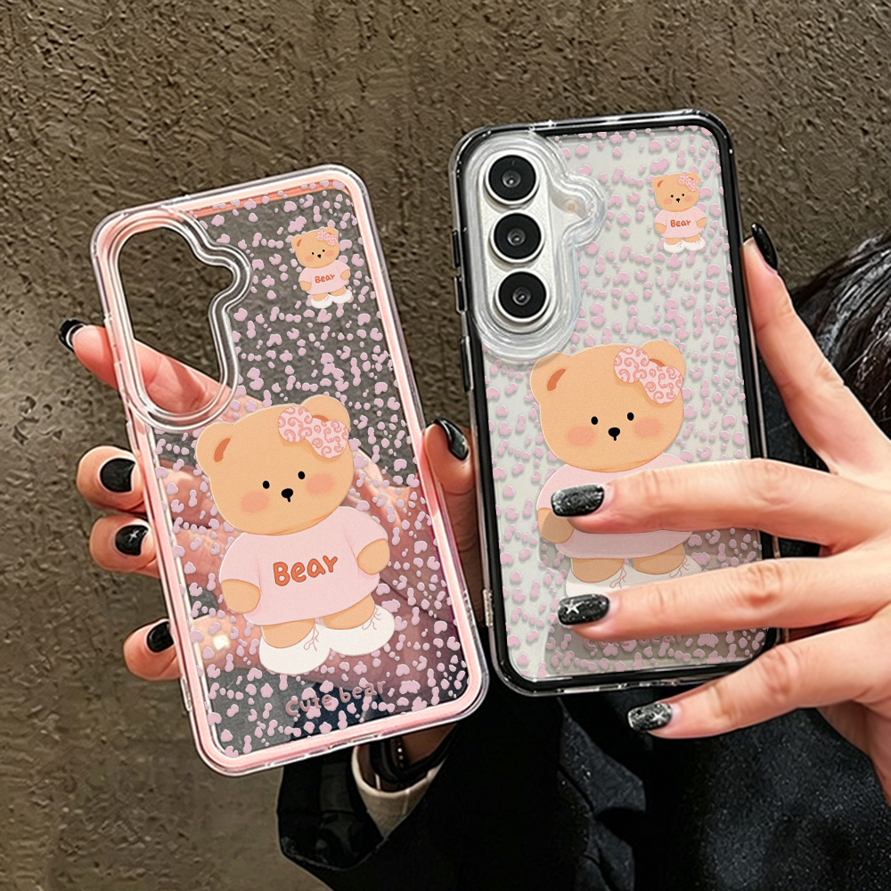 غطاء هاتف لطيف على شكل دب ثنائ - مراجعة Phone Cases Galaxy S23 وسعره