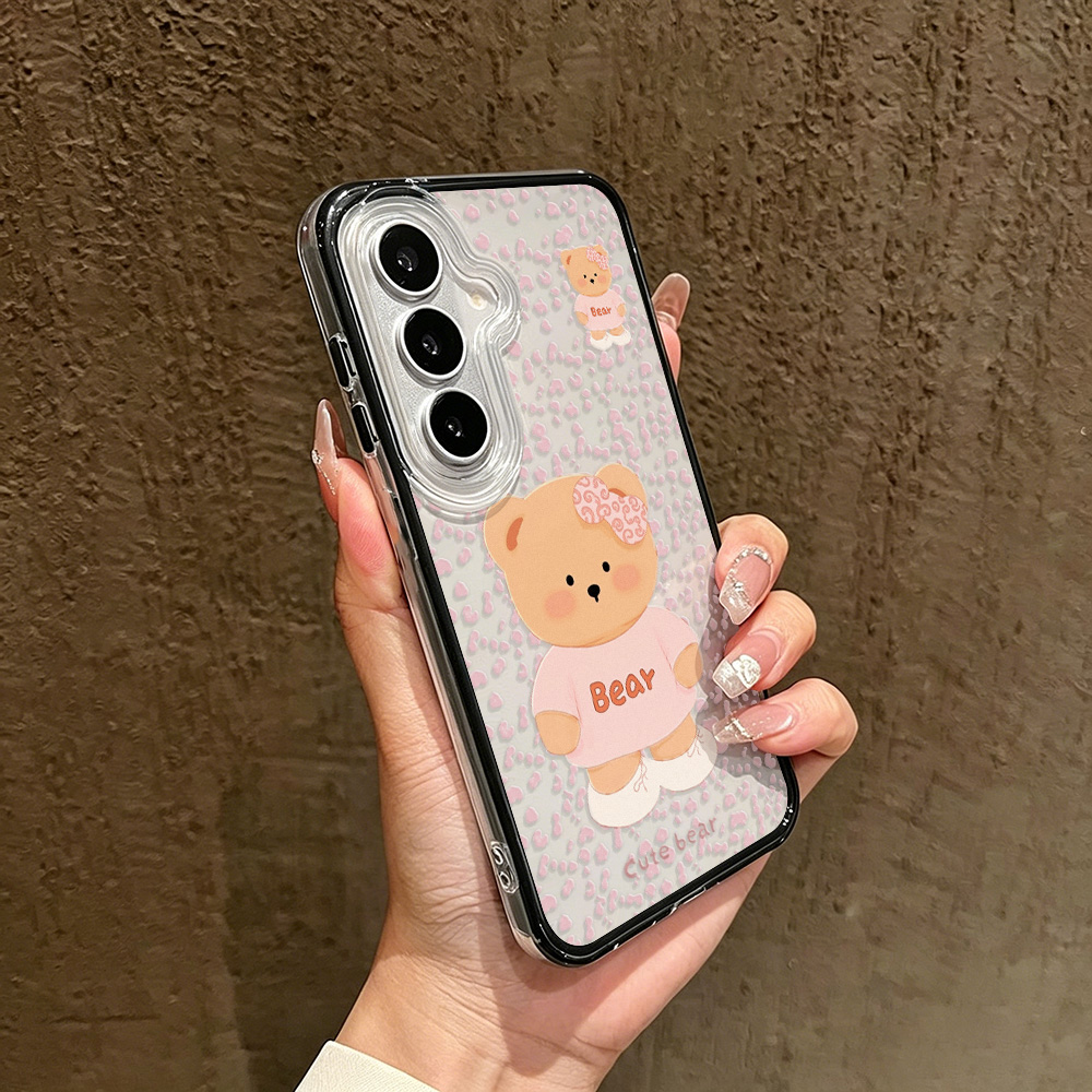 غطاء هاتف لطيف على شكل دب ثنائ - مراجعة Phone Cases Galaxy S23 وسعره
