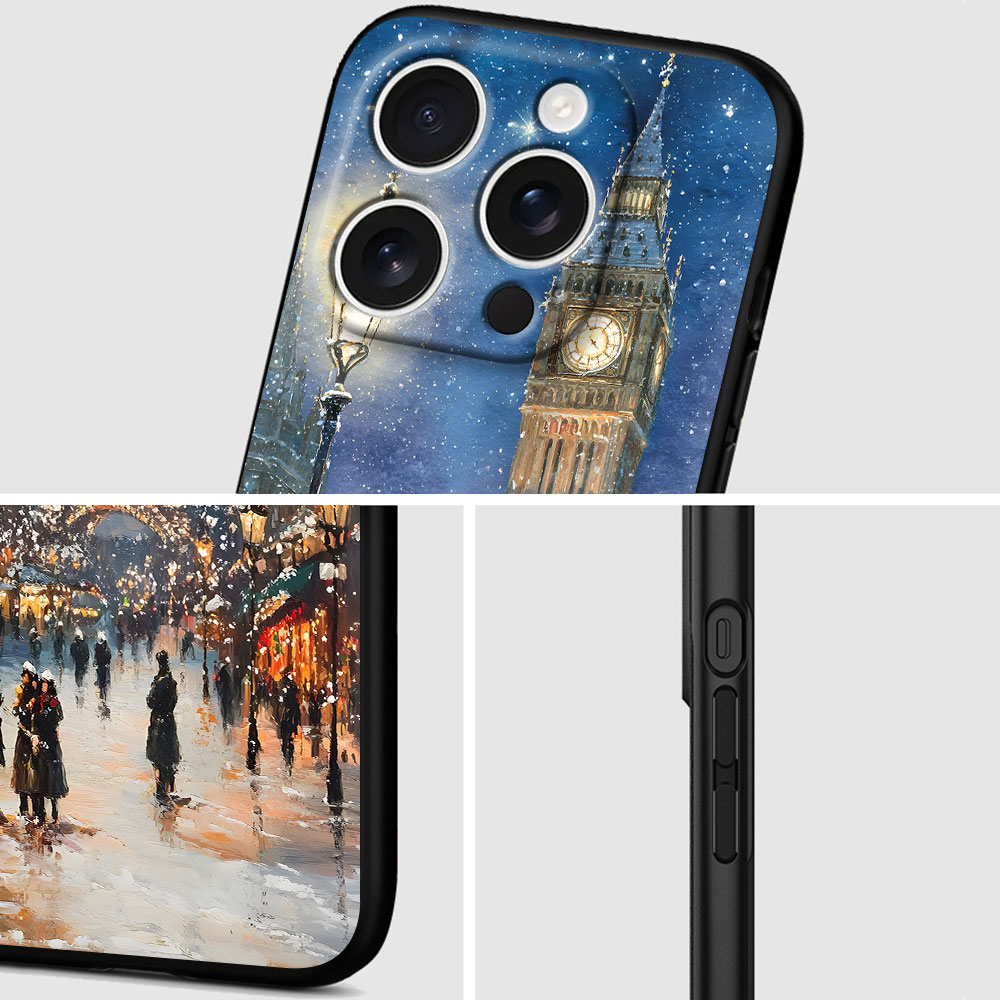 غطاء هاتف شتوي بتصميم عيد المي - مراجعة Phone Cases London وسعره