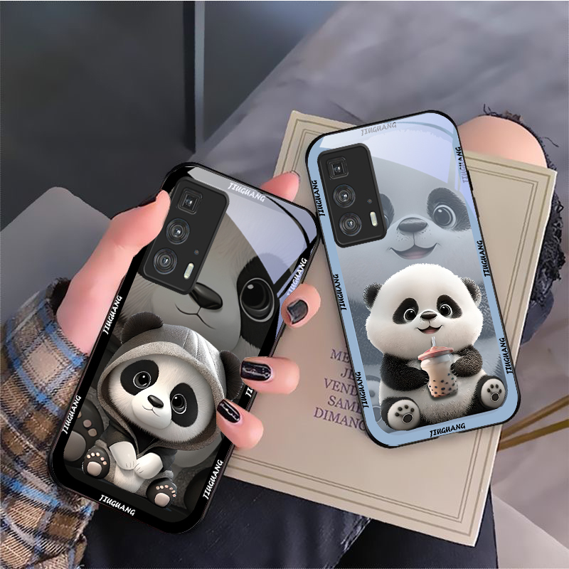 غطاء هاتف زجاجي بتصميم الباندا - مراجعة Phone Cases Moto G وسعره